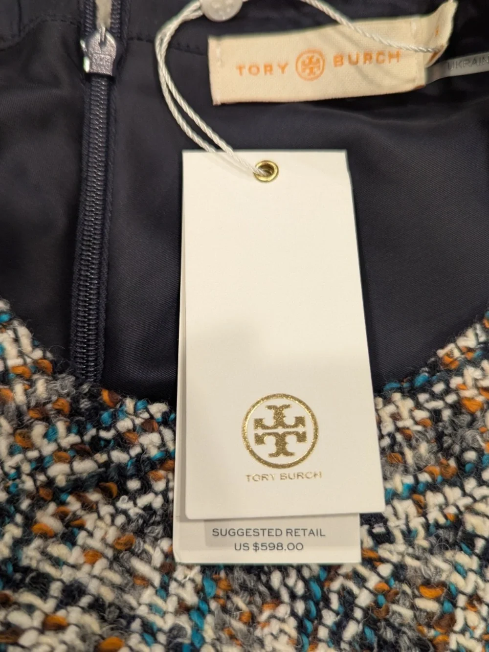 NWT Tory Burch Tween Pencil Dress - Size 6